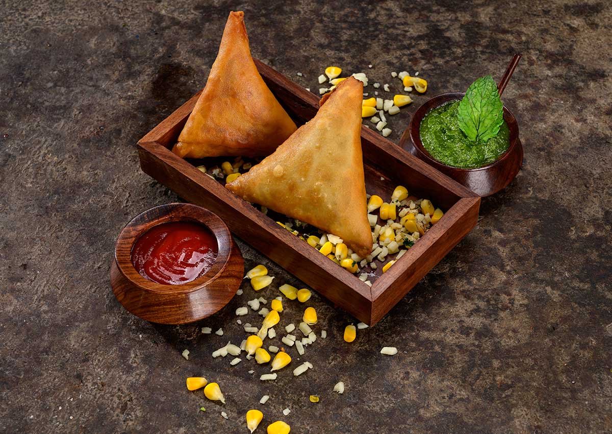 Corn & Cheese Jumbo Patti Samosa