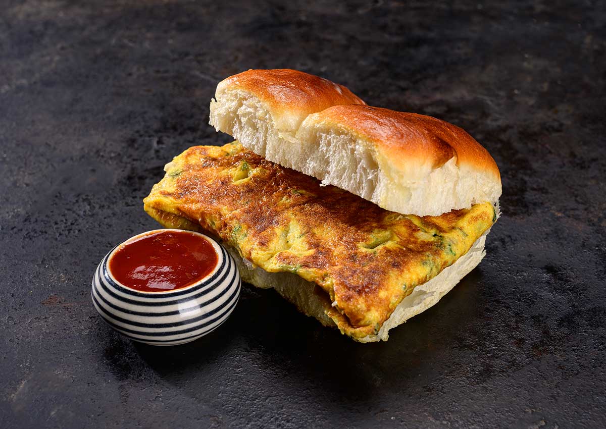 Double Omelette Pav