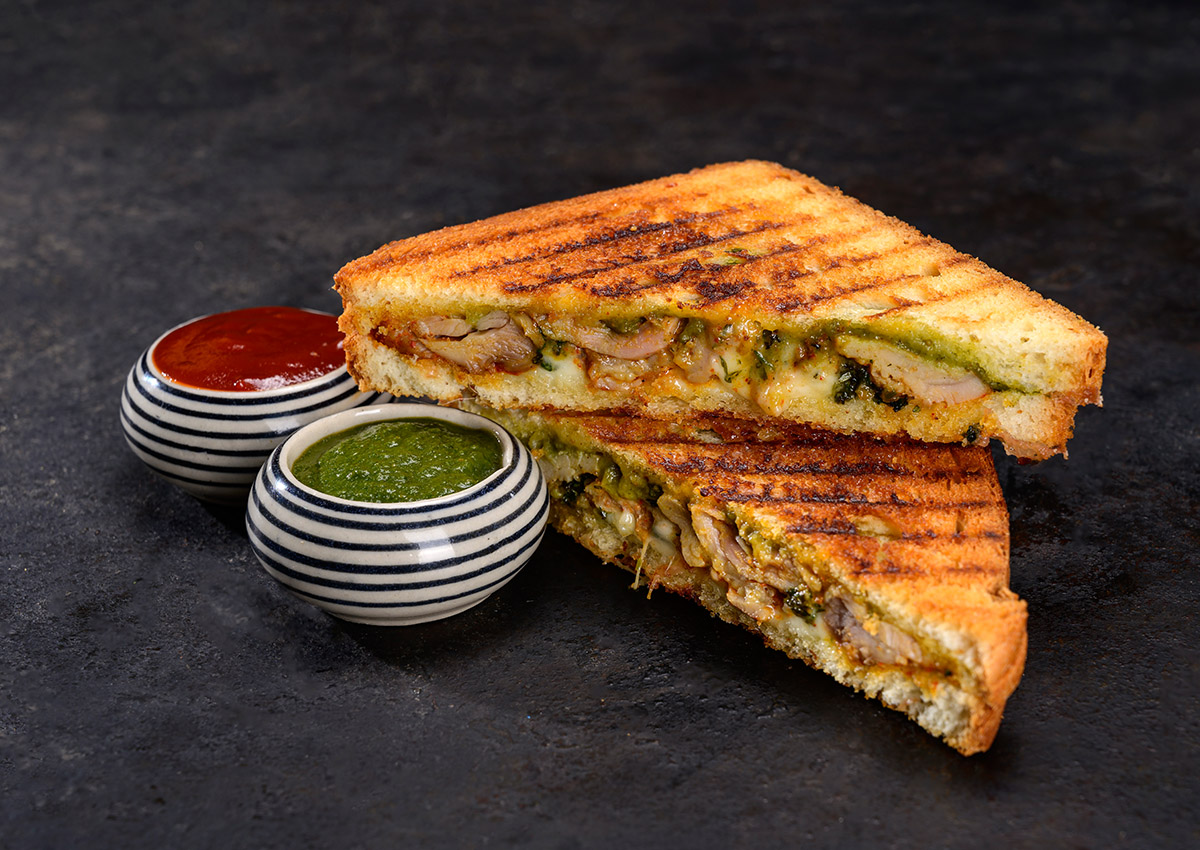 Grilled Chicken Tikka Sandwich