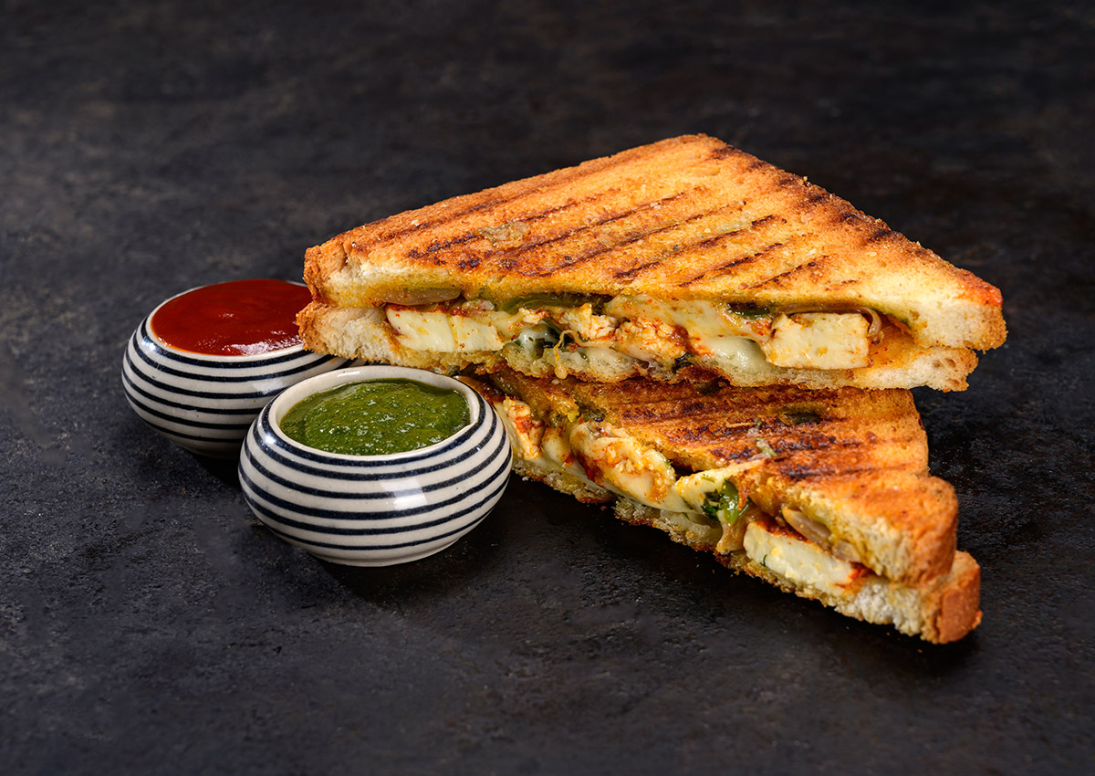 Grilled Paneer Tikka Sandwich