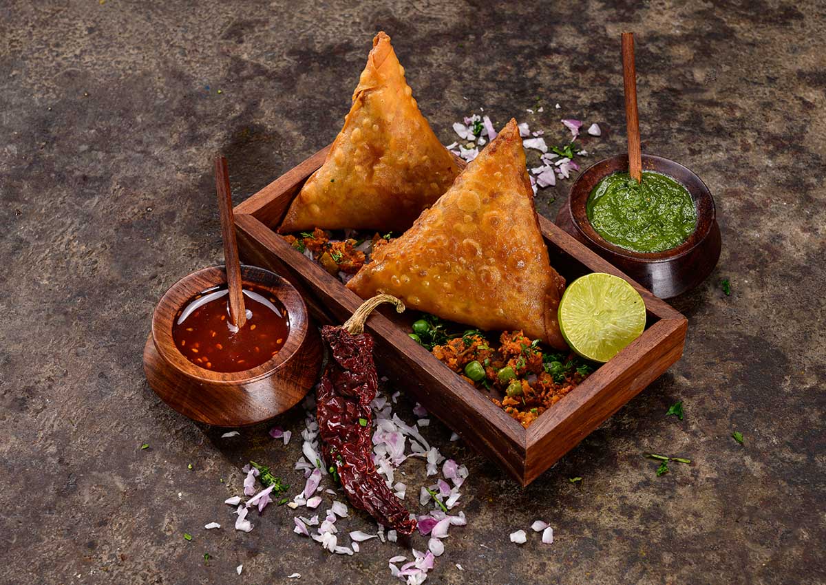 Mutton Keema Jumbo Patti Samosa