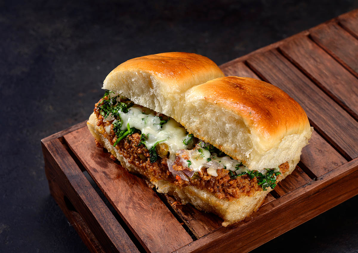 Mutton Keema Pav Pocket