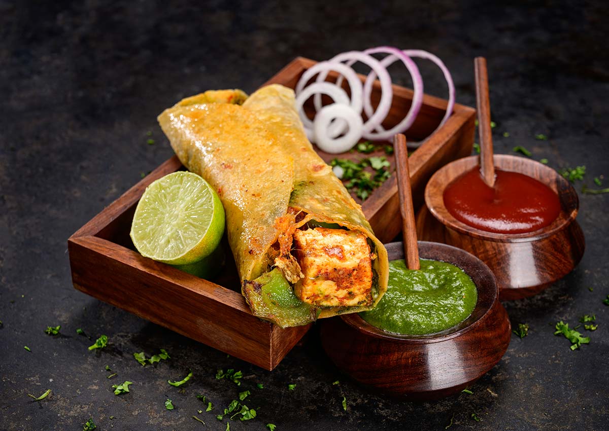 Paneer Tikka Wrap