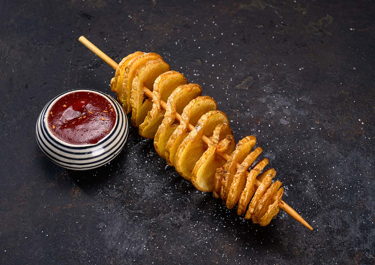 Salted Potato Twisters (Finger Foods)